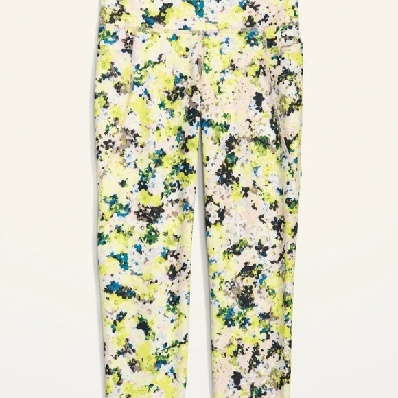 Old Navy powersoft 7/8 floral leggings XL - Picture 4 of 5